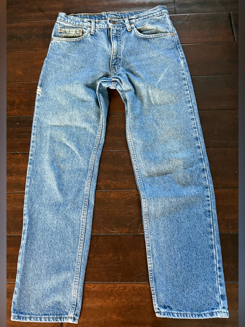 Vintage 1980’s Levi's 506 Medium WashStraight Leg Light Blue Jeans - Made in USA